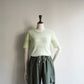 70s Green Striped Top