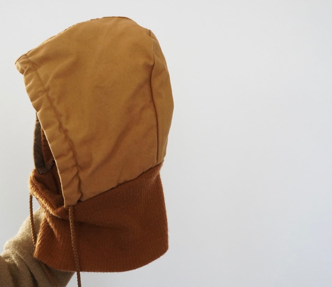 90s Cotton ×Ribbed Balaclava