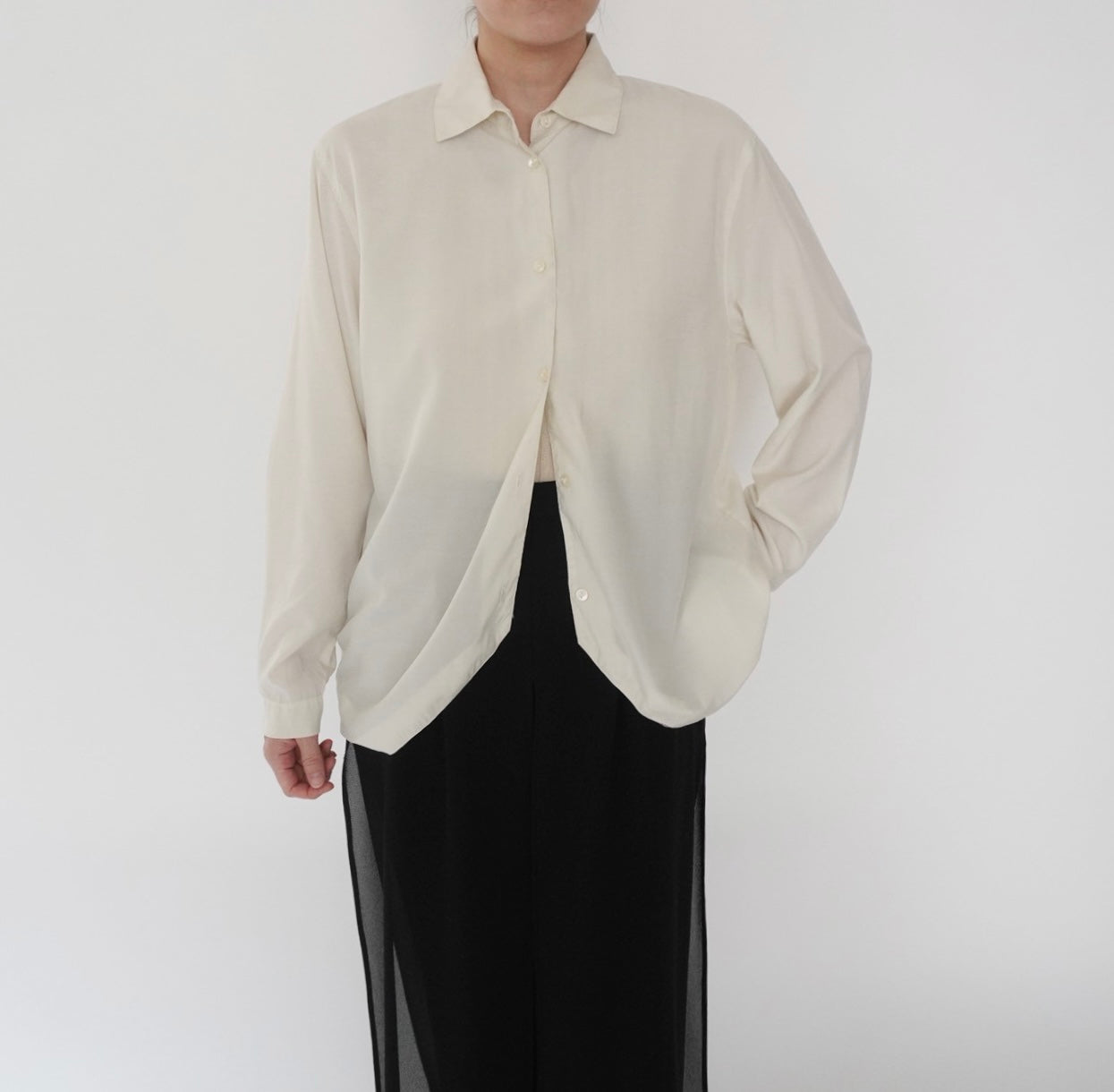 80s "finity x SAKS FIFTH AVENUE" Design Shirt Made in USA