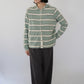 90s Striped Hooded Top