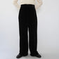 90s Velour High Waist Wide Pants