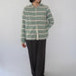 90s Striped Hooded Top