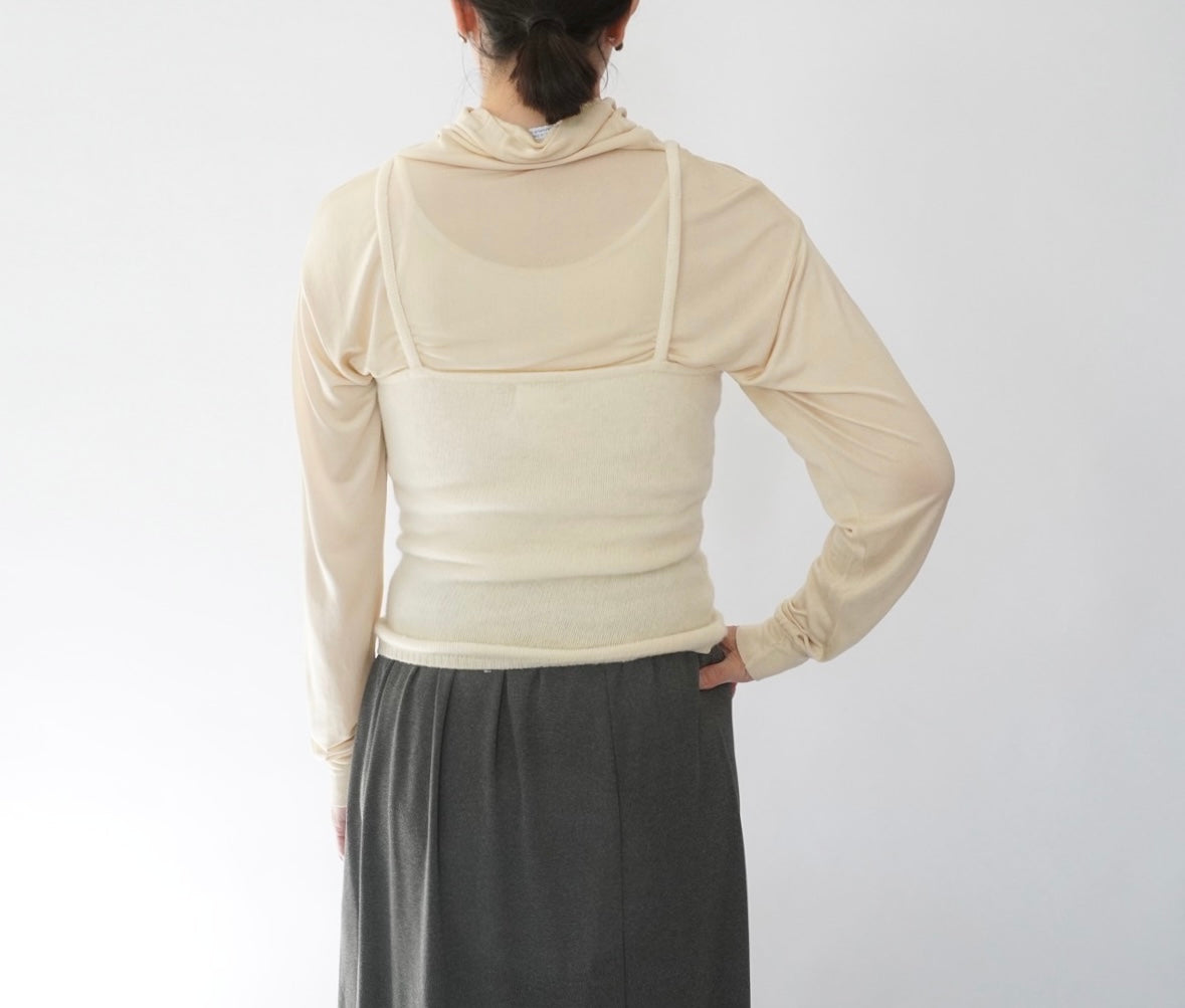 90s Angora Knit Camisole Top