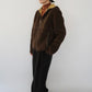 90s Faux Shearling Zipped Jacket