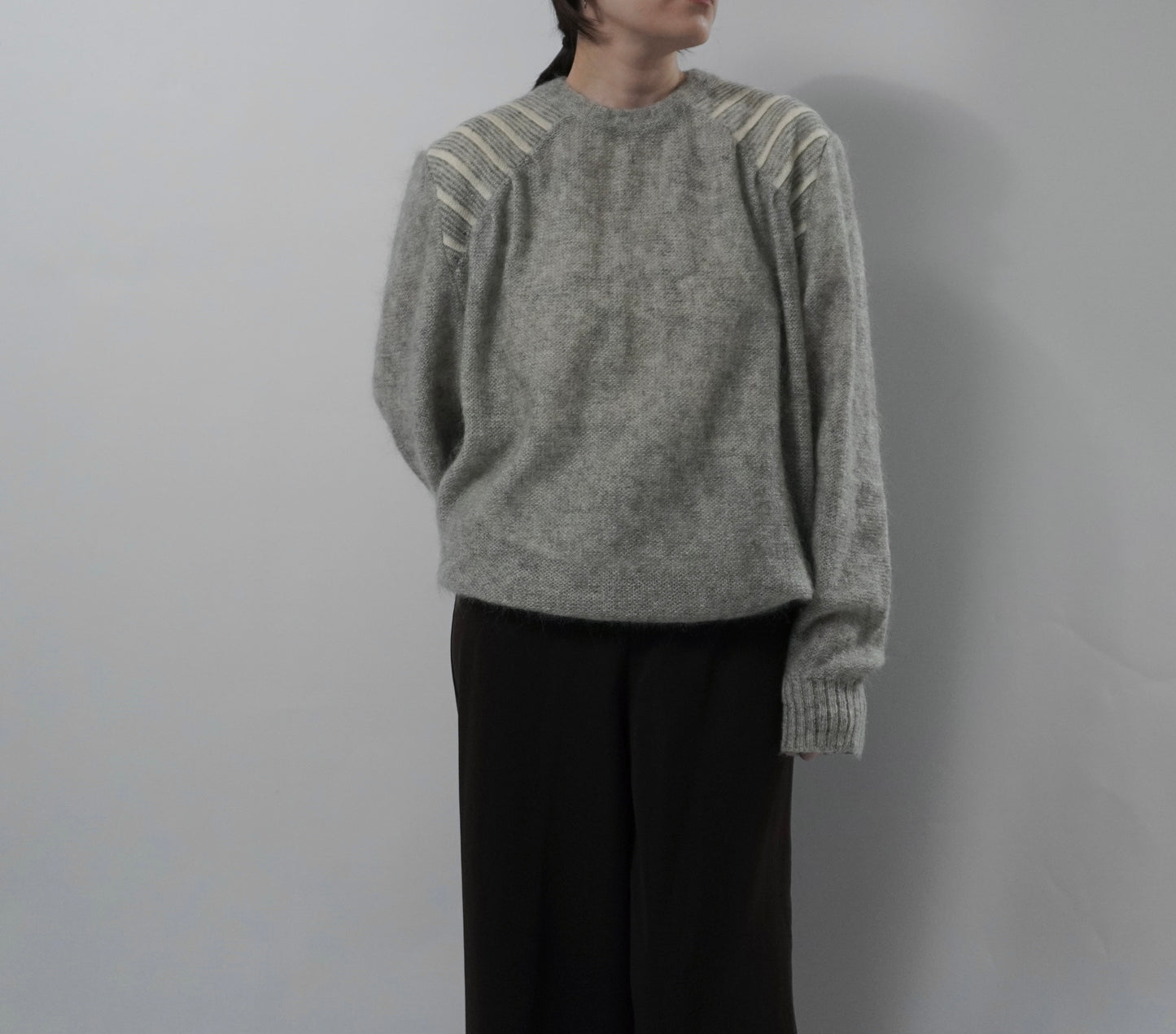 80s Design Mohair Knit  Made in Italy