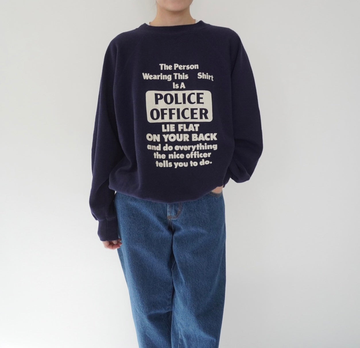 90s Printed Sweater Made in USA