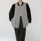 90s Striped Velour Top Made in USA