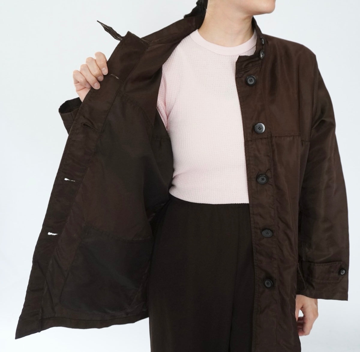 90s Brown Nylon Jacket