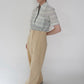 70s Pattern Zip Top