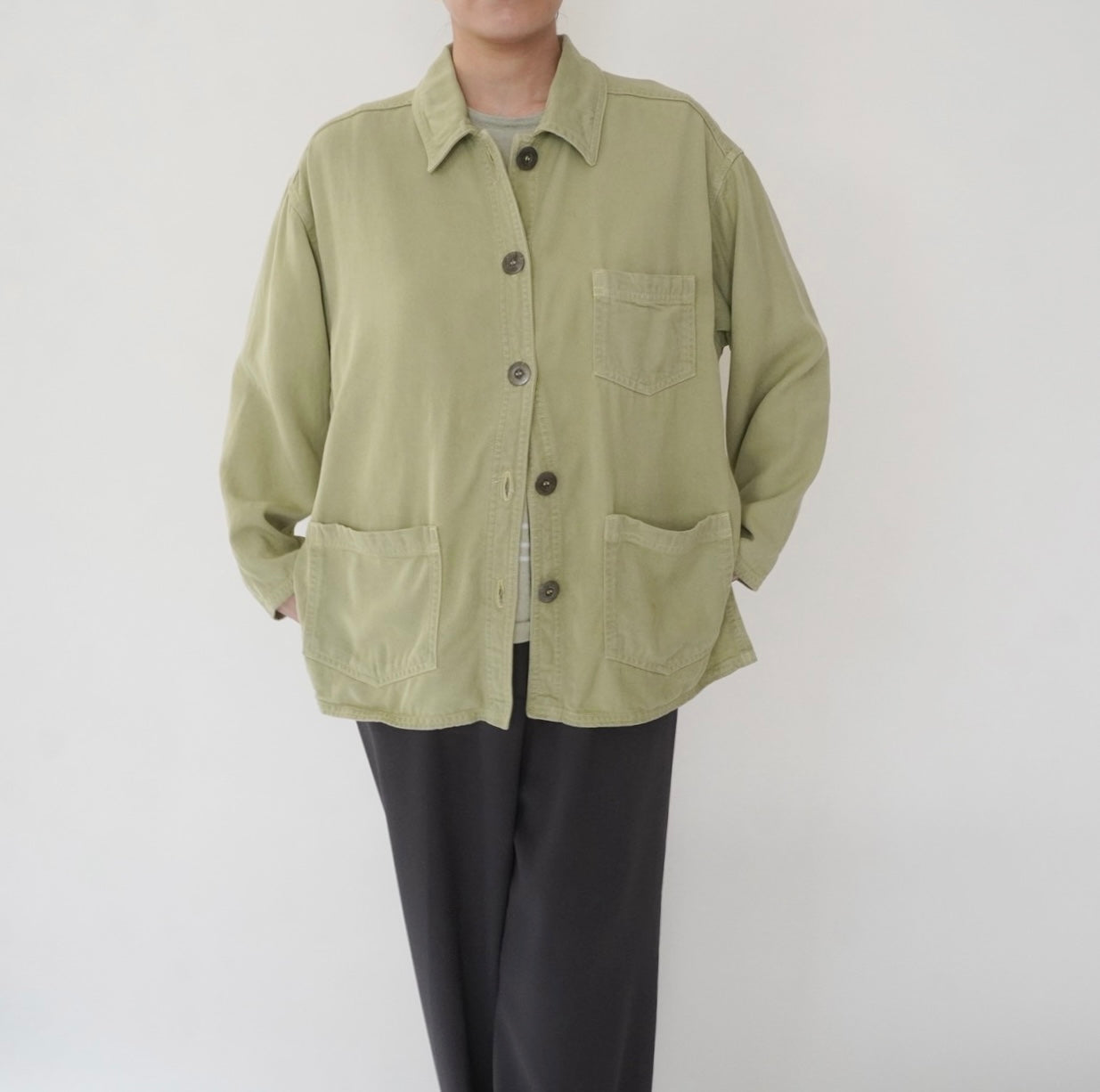 90s Light Green Jacket  Made in USA