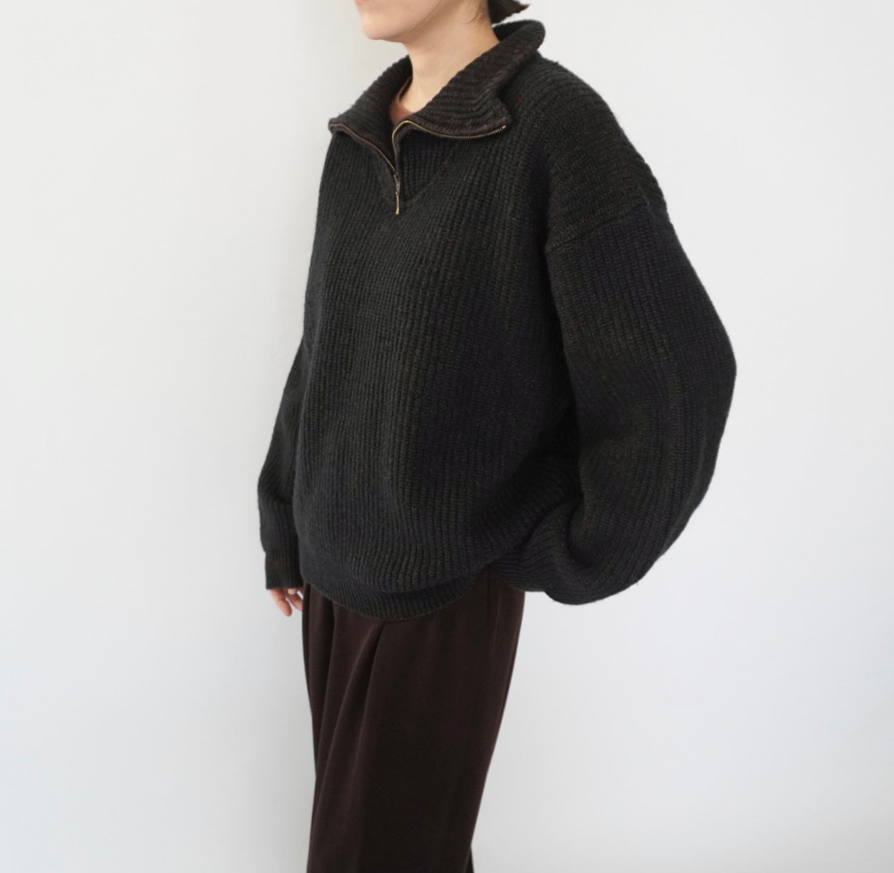 90s Half Zip Knit Made in Italy