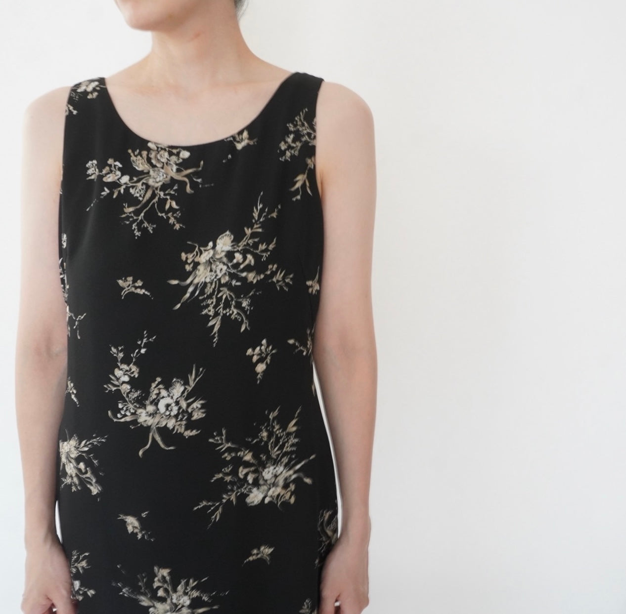 90s Floral Print Dress