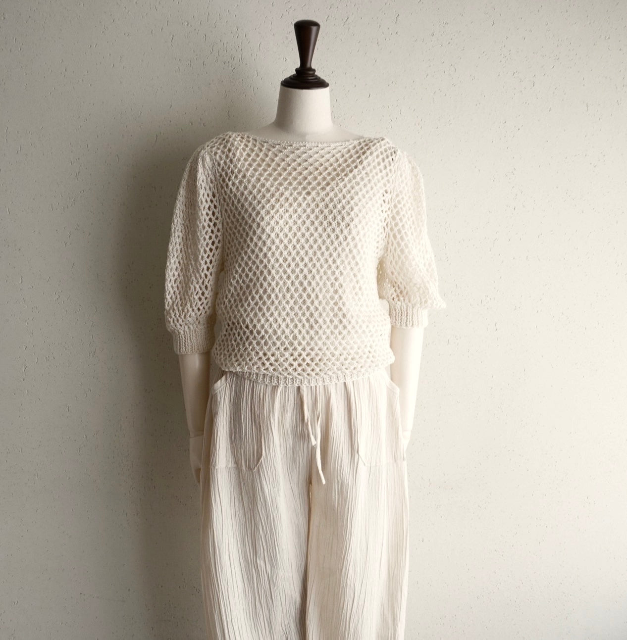 80s Hand Knit Top