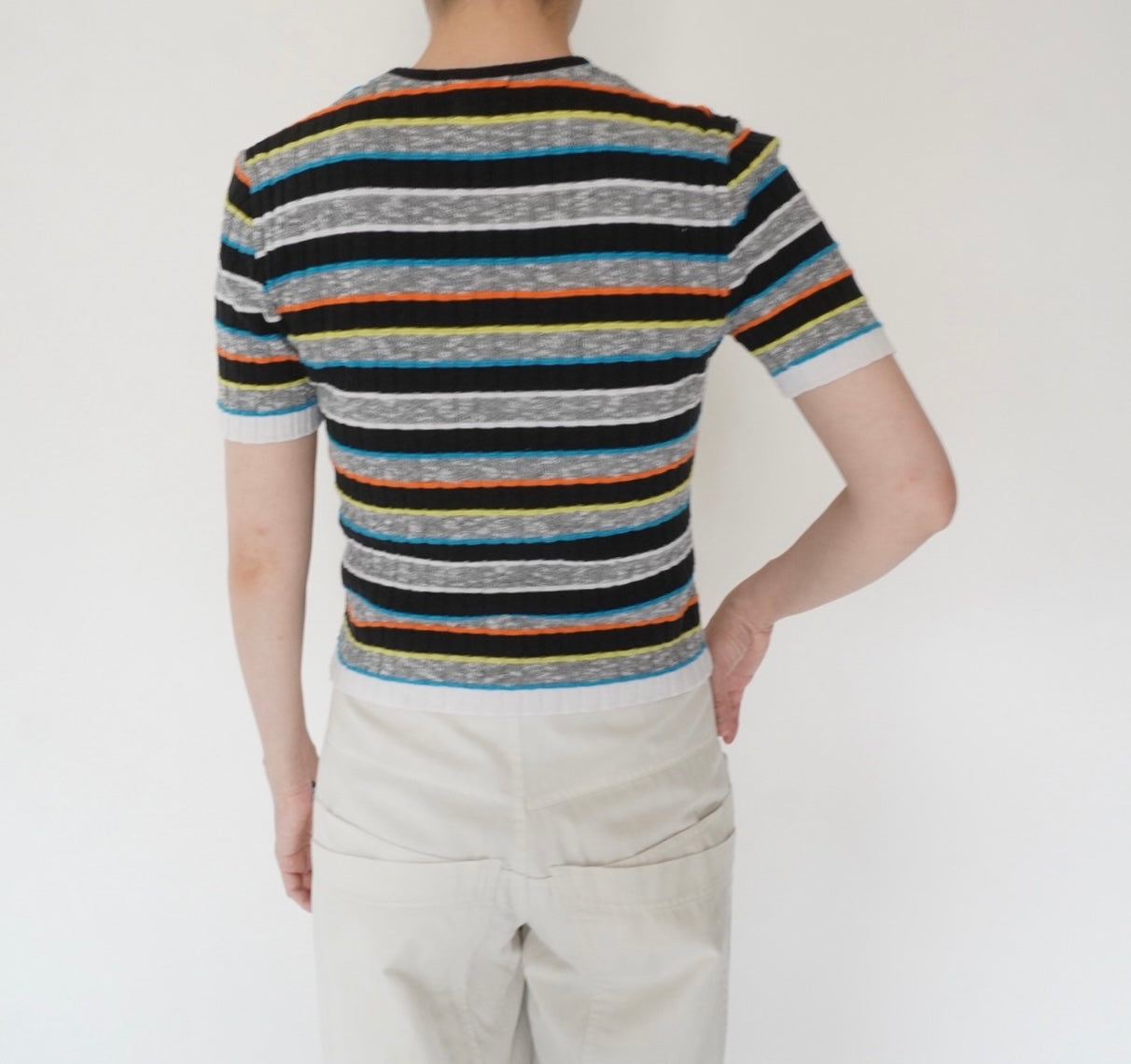90s Striped Top Made in Italy