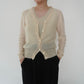 90s Ivory Knit Cardigan