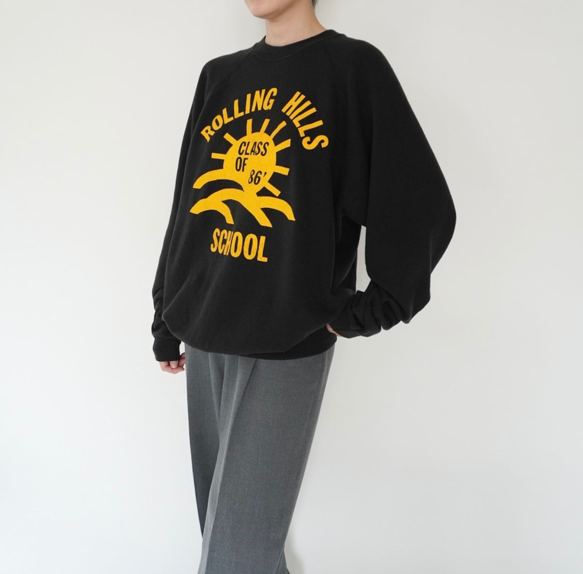 80s Printed Sweater Made in USA