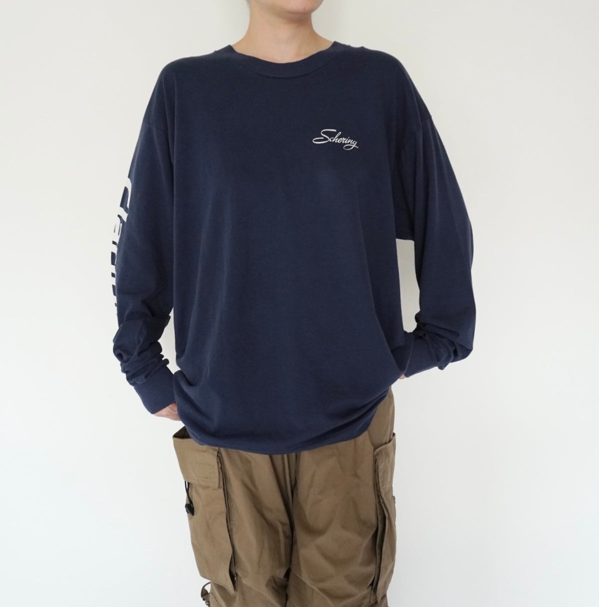 90s Long Sleeves Printed T-shirt Made in USA