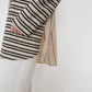 Beige Striped Design Shirt Made in Italy