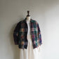 90s Plaid Fringe Light Jacket