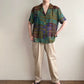 90s EURO Sheer Pattern Printed Shirt