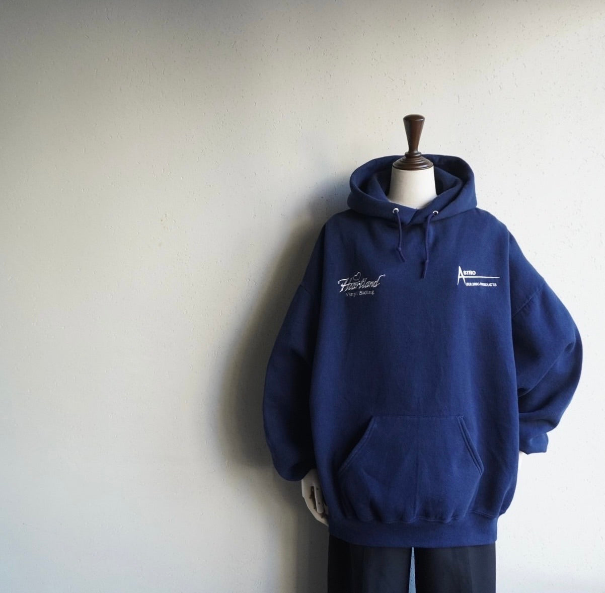 90s Hooded Sweater Made in USA