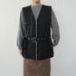 90s EURO Black Design Vest