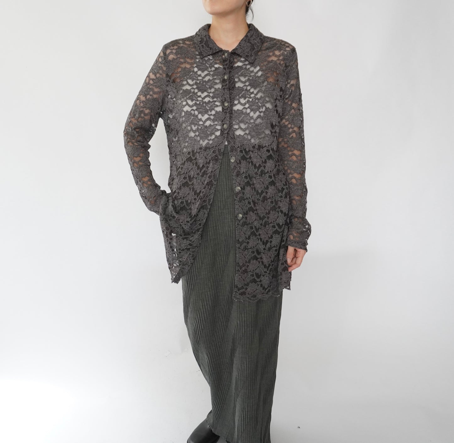 90s EURO Lace Shirt