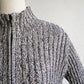 90s Cotton Knit Zip Top