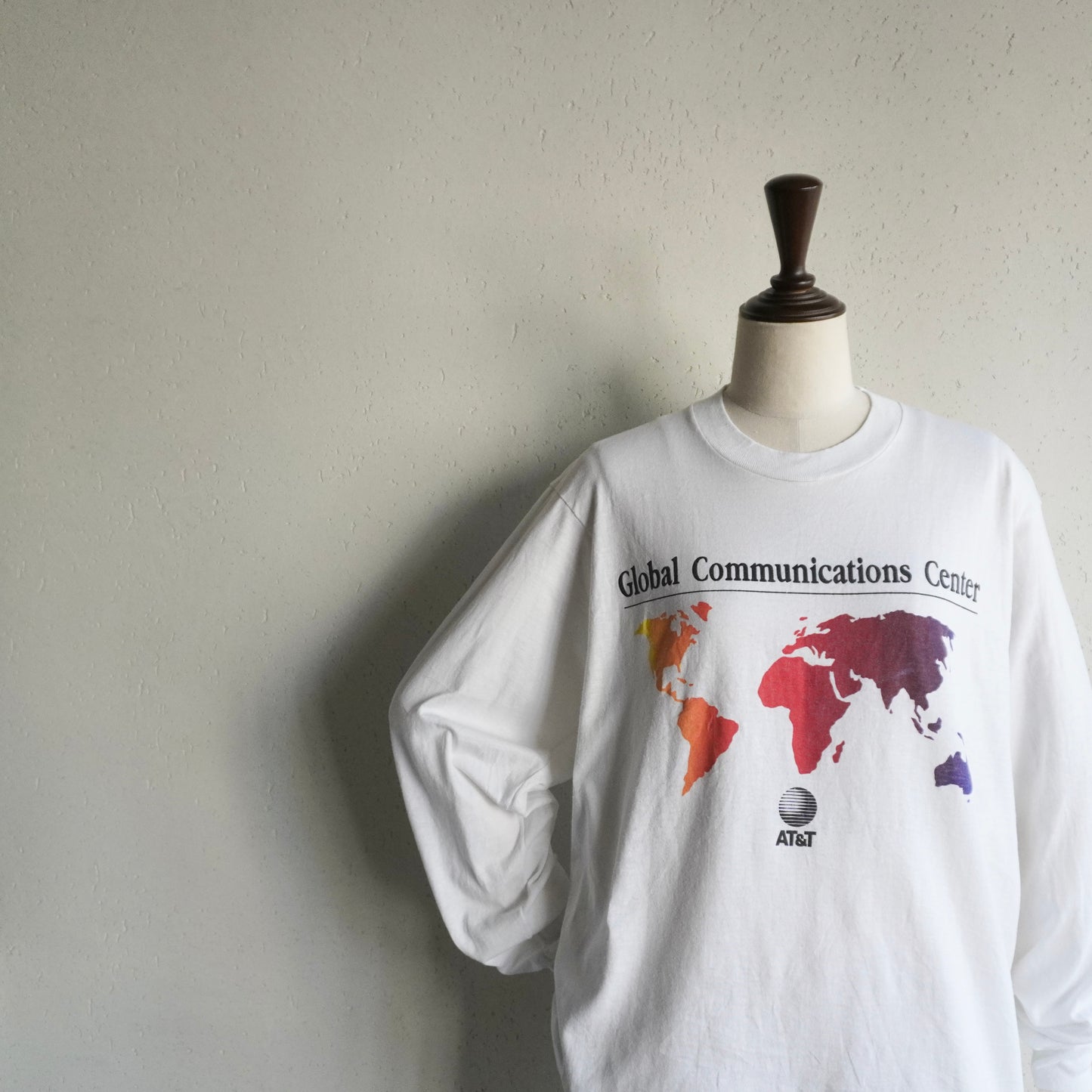 90s"AT&T"  Printed Long T-shirt Made in USA