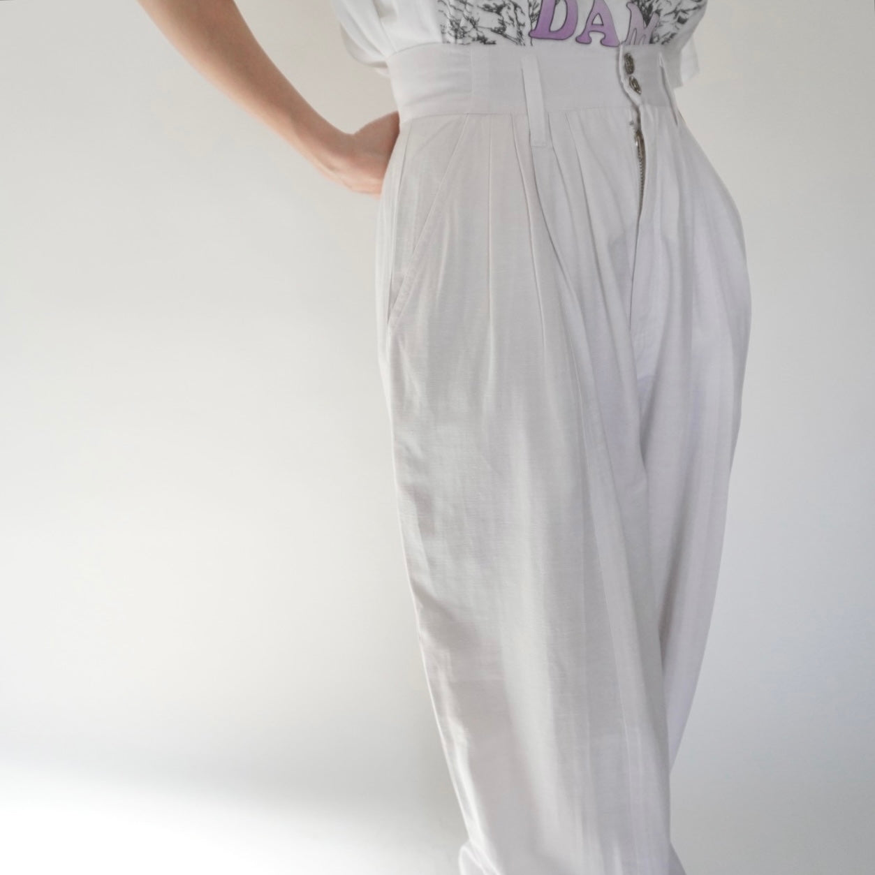 80s Design Wide Pants