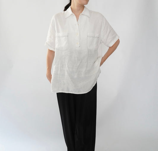90s Linen Shirt Made in Italy