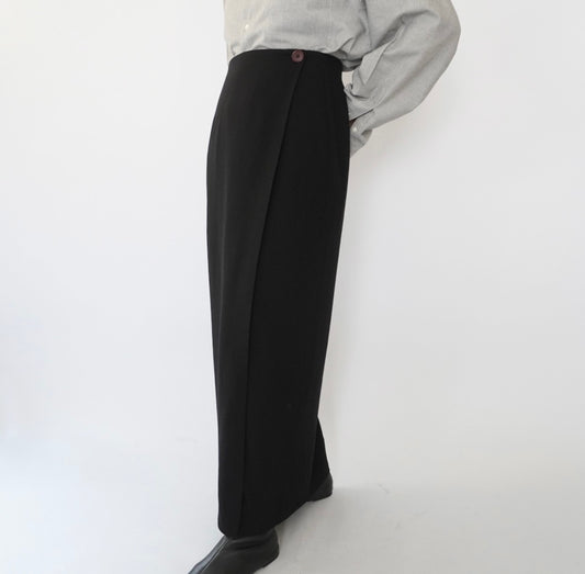 90s Wrap Maxi Skirt Made in Italy