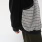 90s Striped Velour Top Made in USA