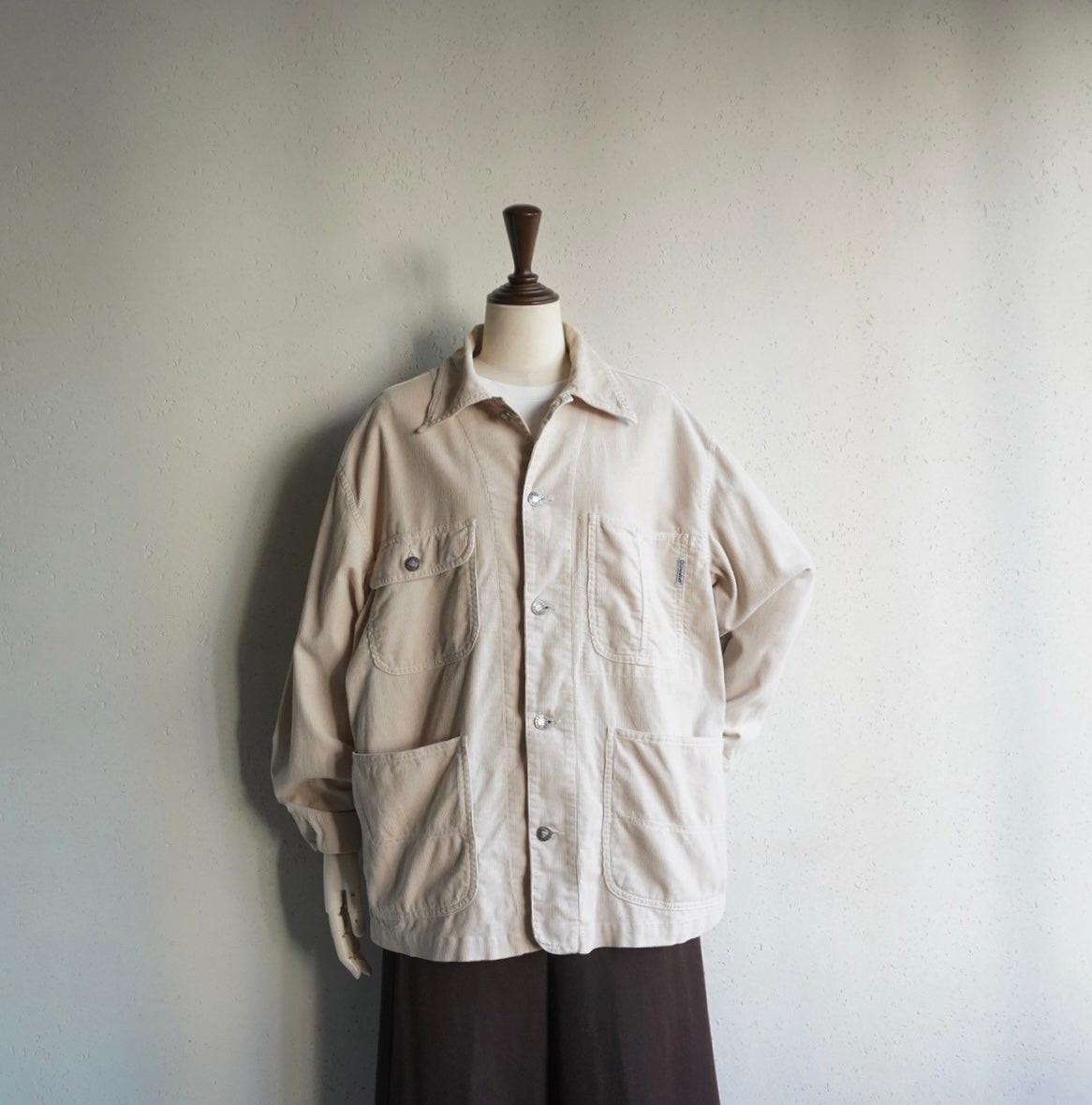 90s "GUESS " Corduroy Shirt,Jacket Made in USA