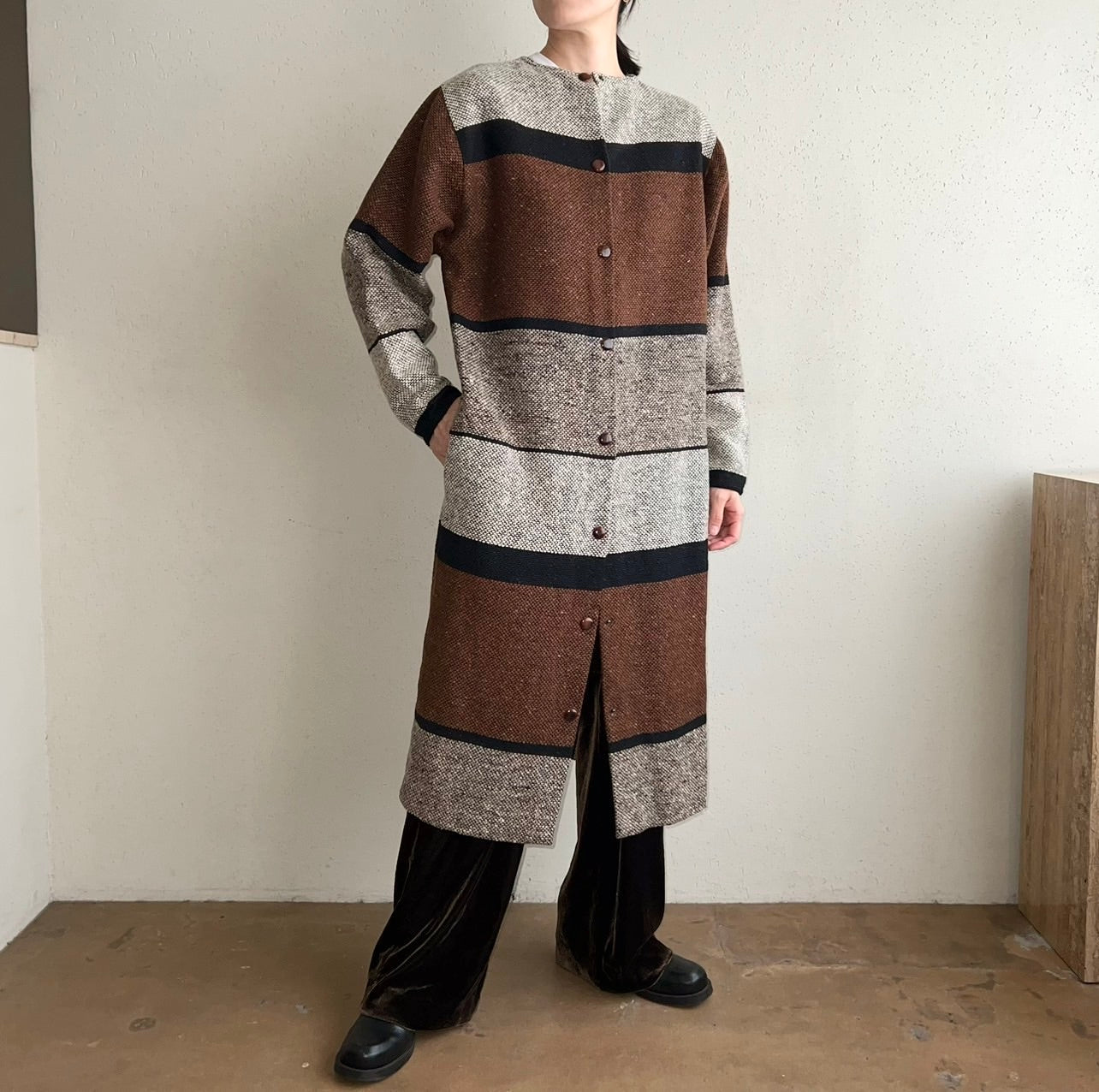 80s "annalisa ferro" Wool Dress Made in Italy