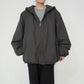 C.Gray Hooded Jacket