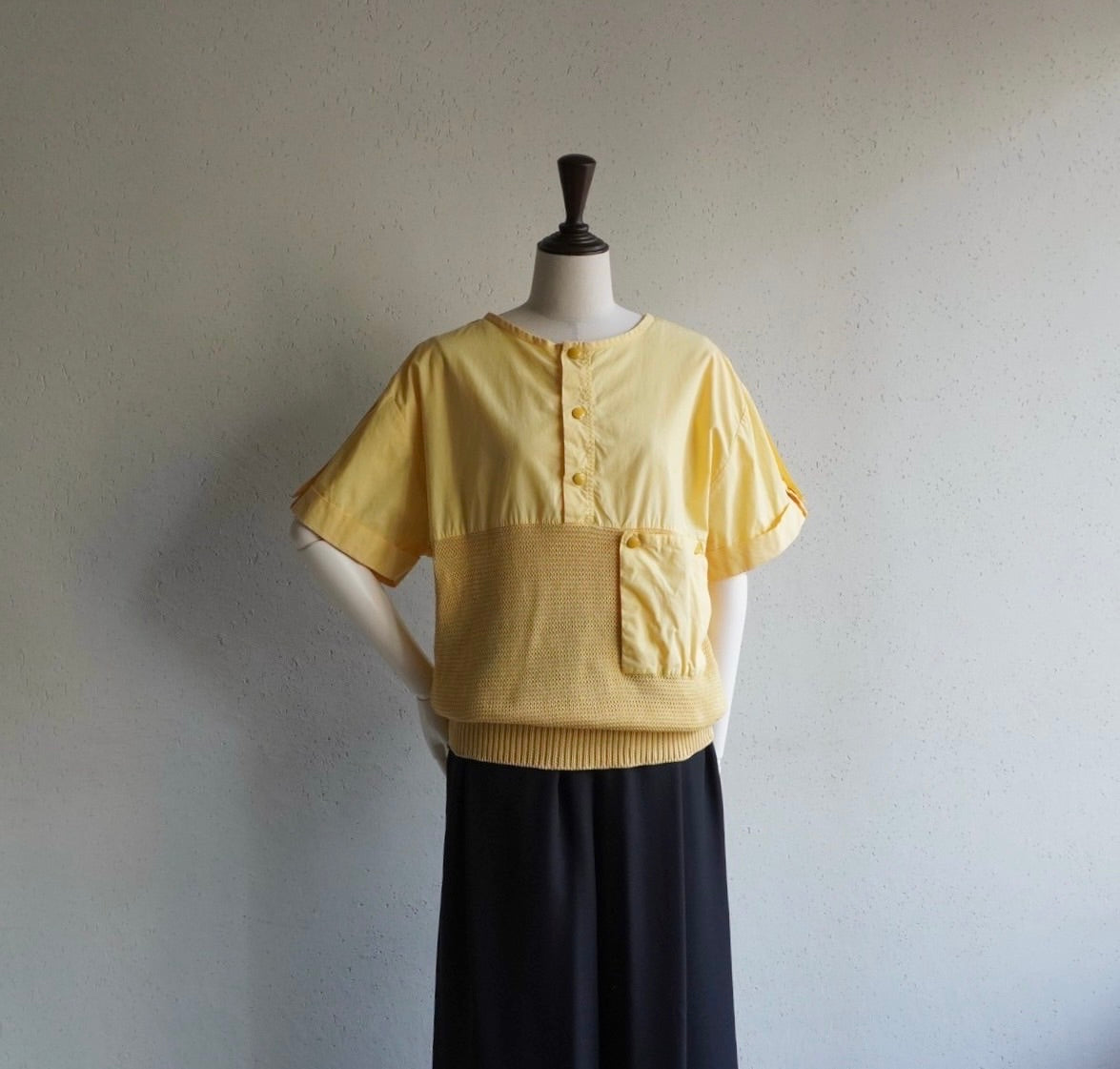 90s Design Cotton Top Made in Italy