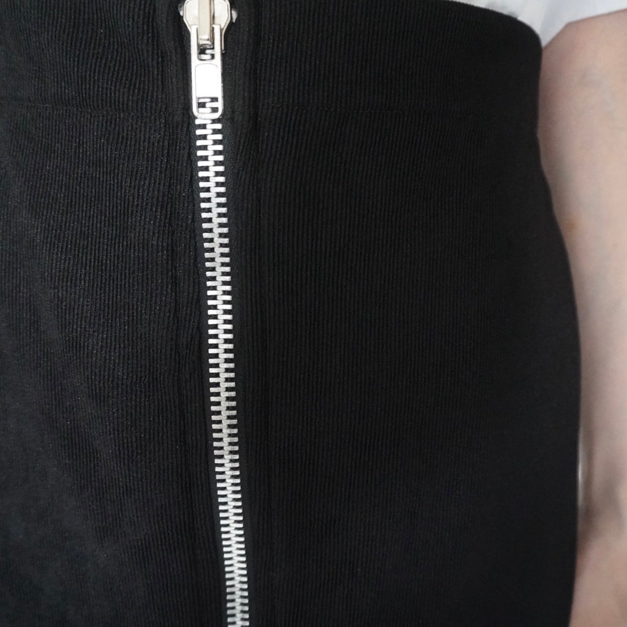 90s ZIP Design Skirt Made in USA