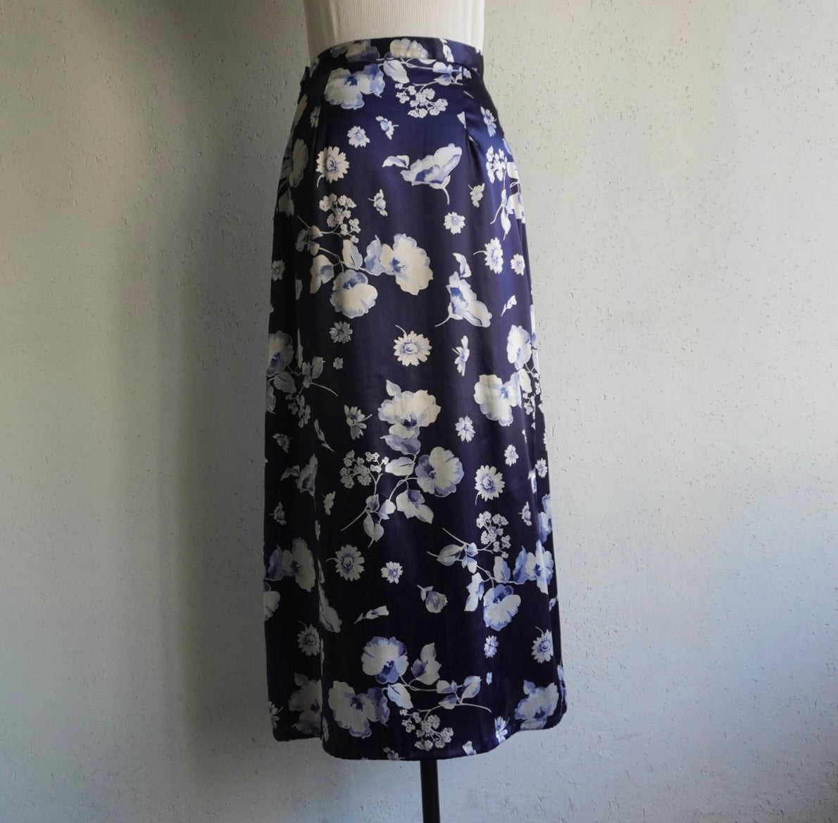 90s Floral Print Skirt