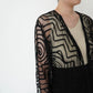 80s Cord Lace Design Robe