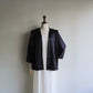90s Black Satin Jacket Made in USA