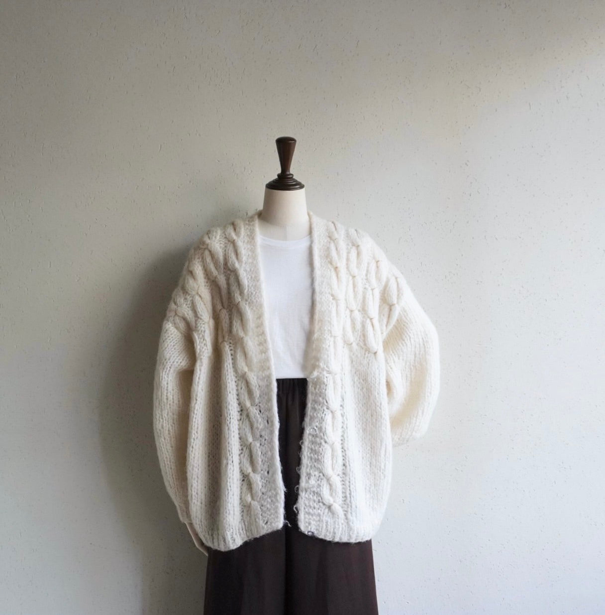 80s Design Knit Cardigan