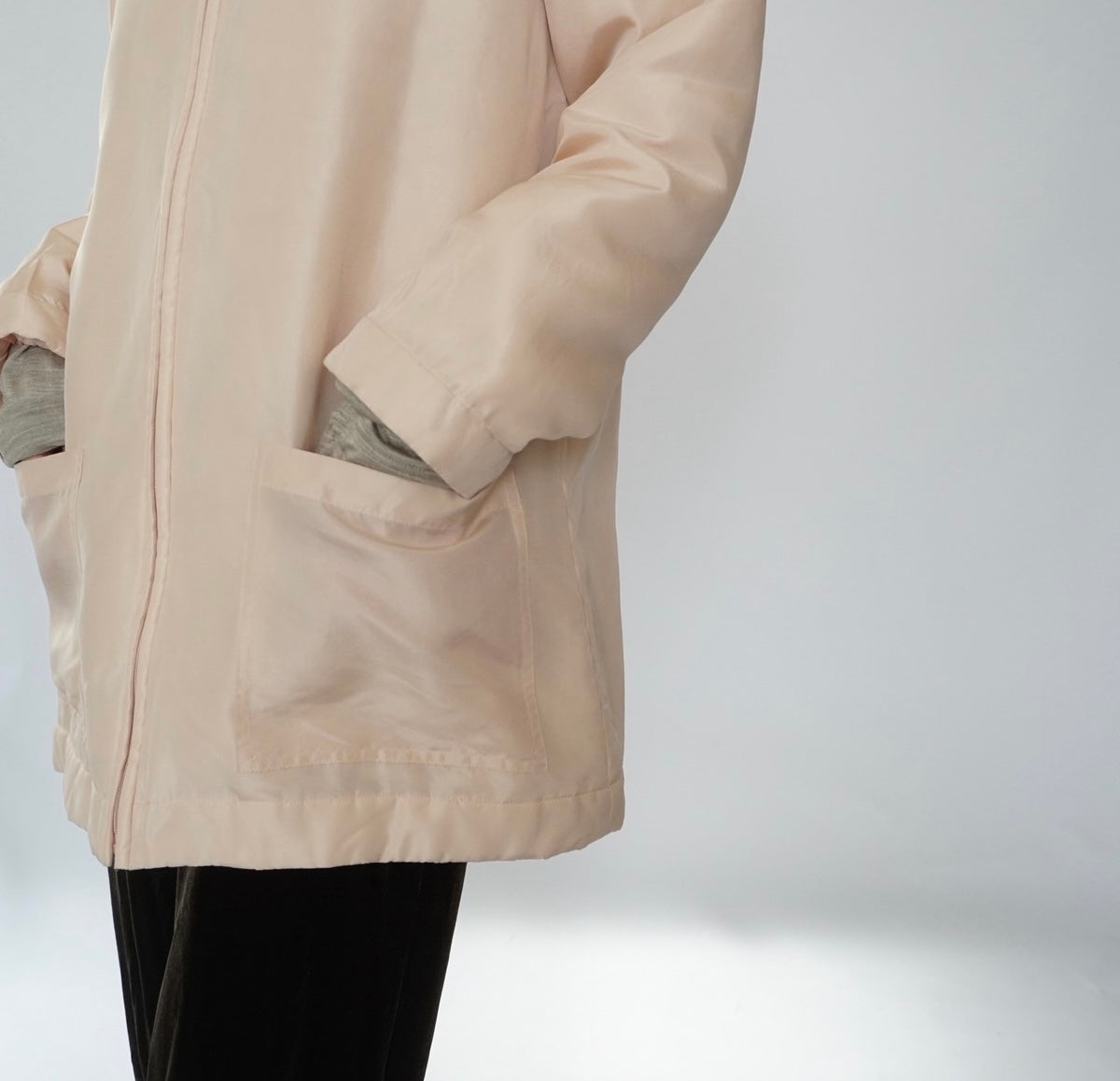 90s Silk Puffer Jacket