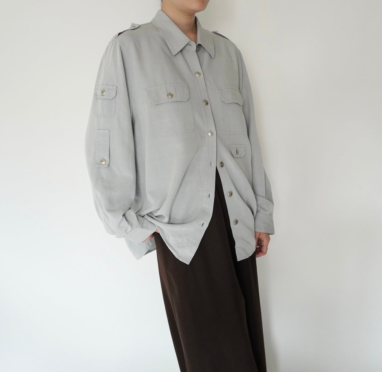90s Design Rayon Shirt