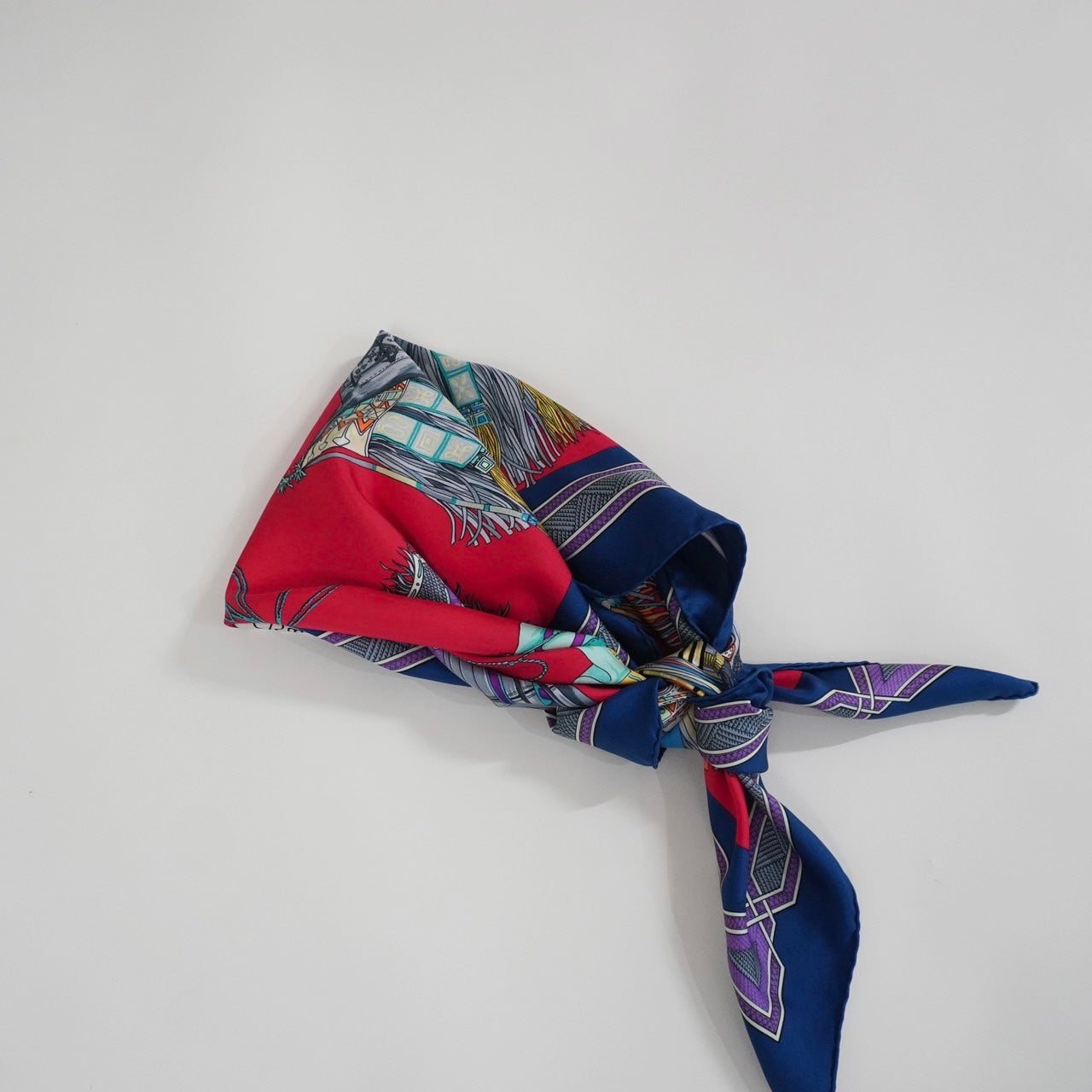 ”Hermes” Silk Scarf Made in France