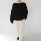 80s Black Mohair Knit