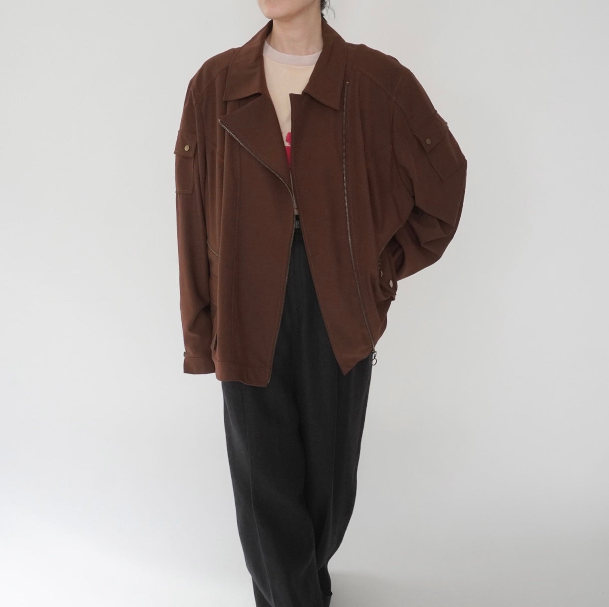 90s Design Brown Jacket
