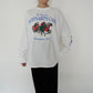 90s Long Sleeves Printed T-shirt Made in USA