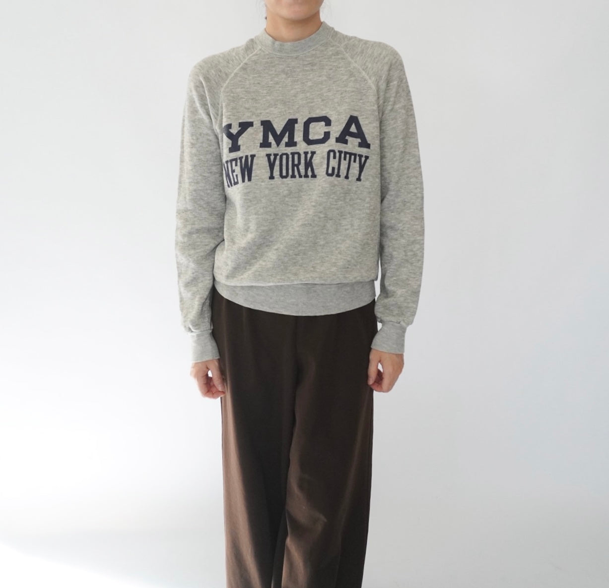 80s YMCA Printed Sweater Made in USA