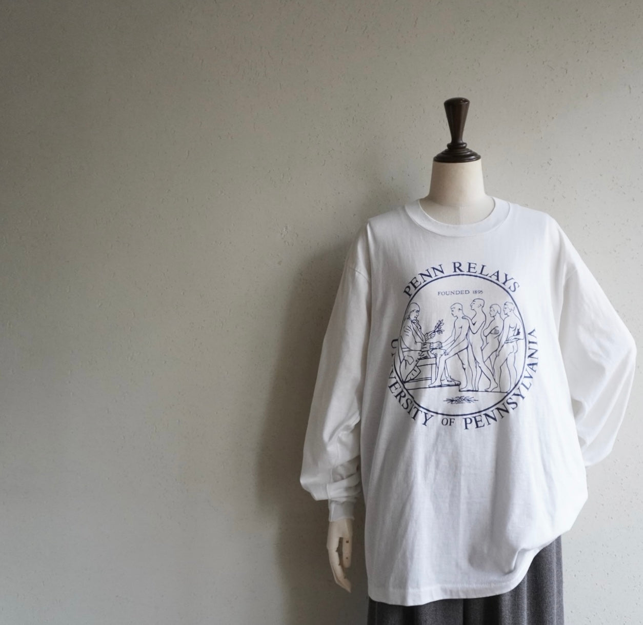 90s Printed Long Sleeves T-shirt